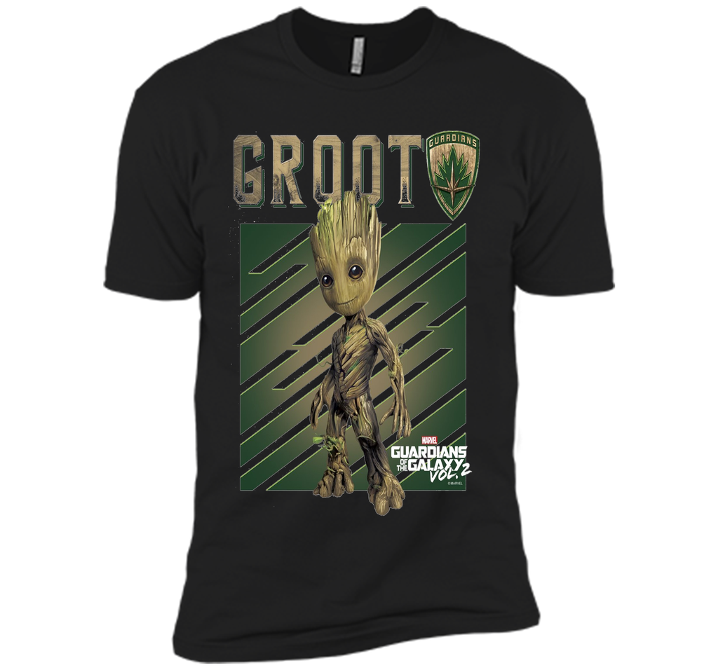 Marvel Groot Guardians of Galaxy 2 Growth Graphic T-Shirt