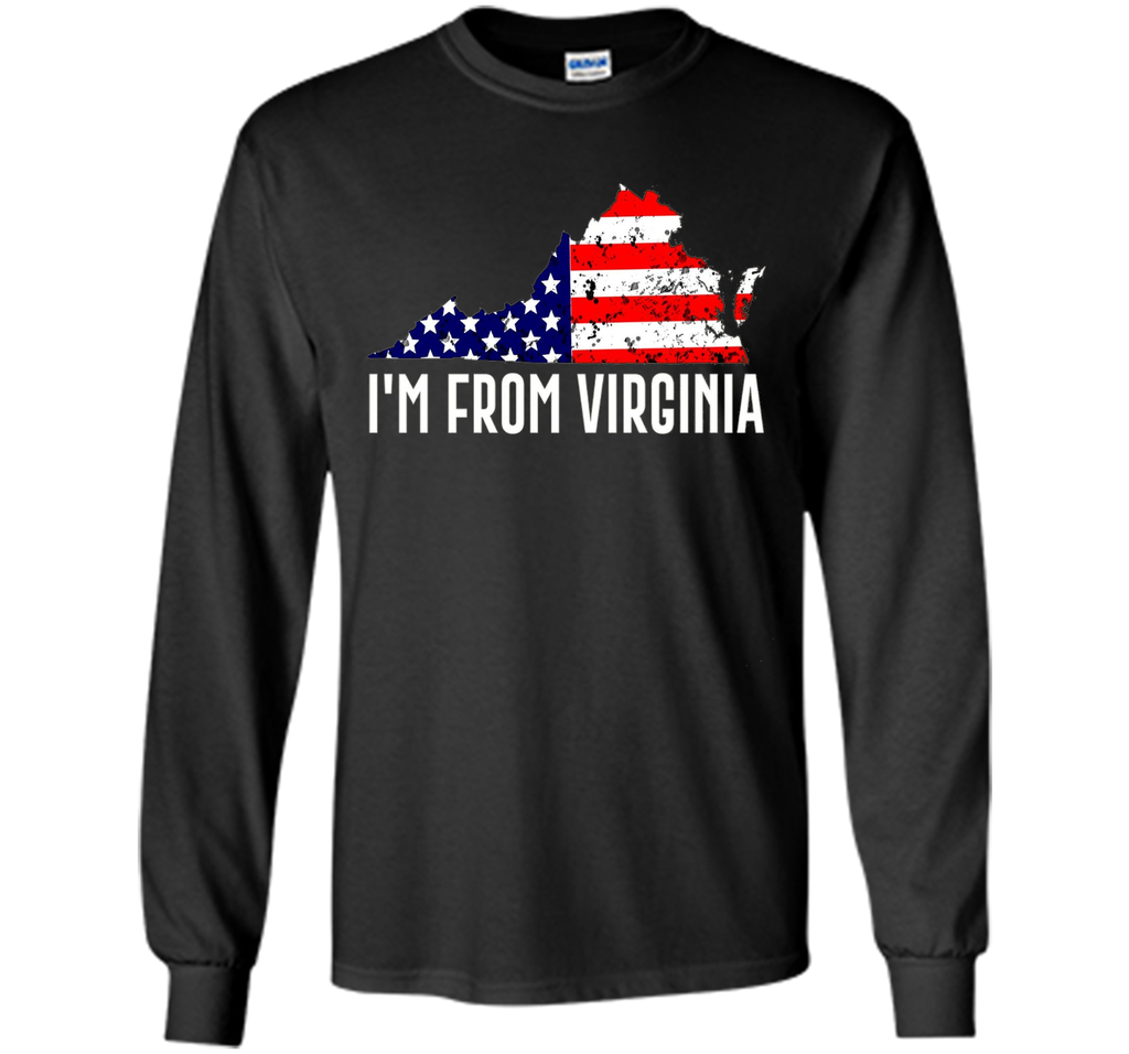 Proud of Virginia USA flag Independence day Tee