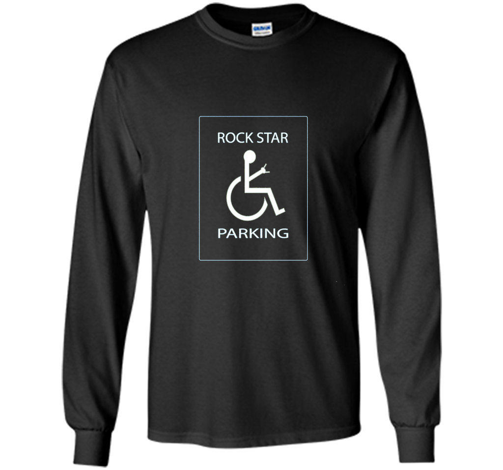 Rock Star Parking Handicap Sign t-shirt tee disabled funny