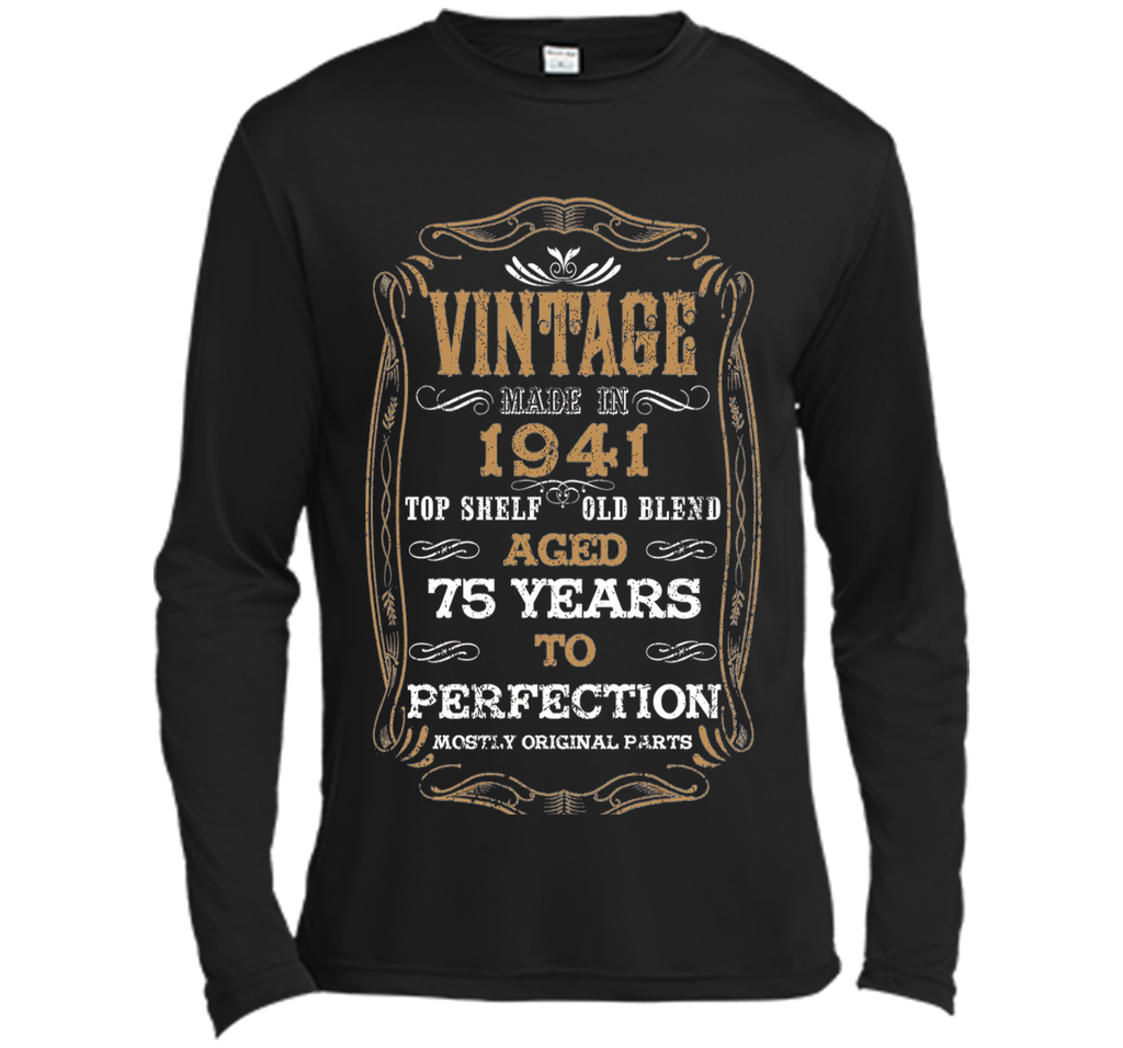 Vintage Aged To Perfection 75 Years 1941 BirthdayGifts T-Shi