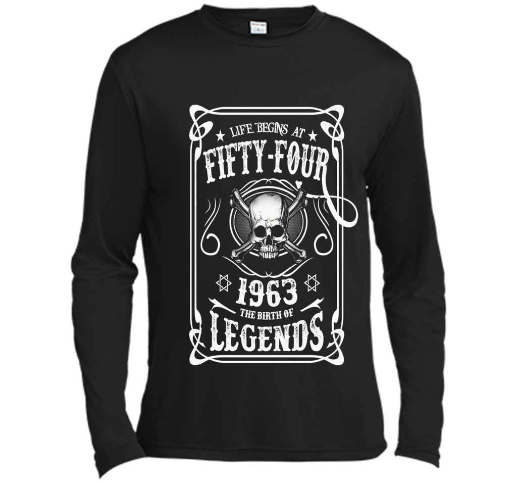 Life begins at 54 - 1963 - the birth of legends (v.2017) t-shirt