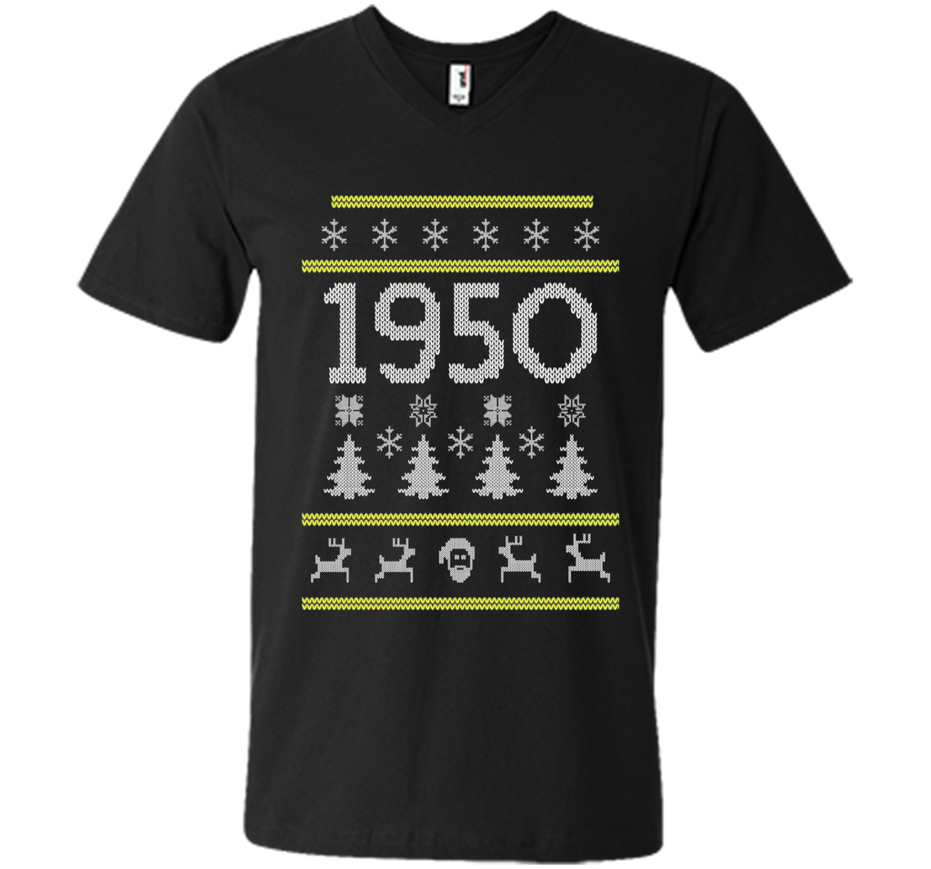 1950 Ugly Christmas Sweater Birthday Gift T-Shirt