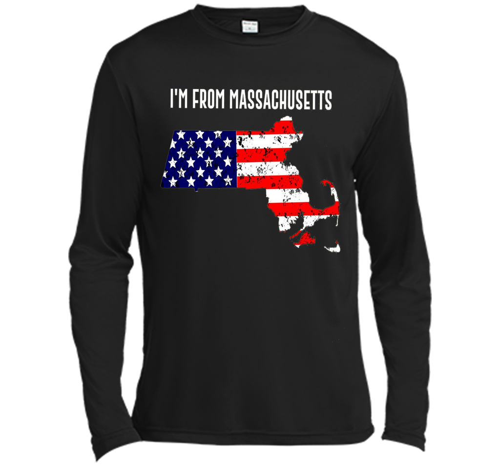 Proud of Massachusetts-US flag Independence day Tshirt