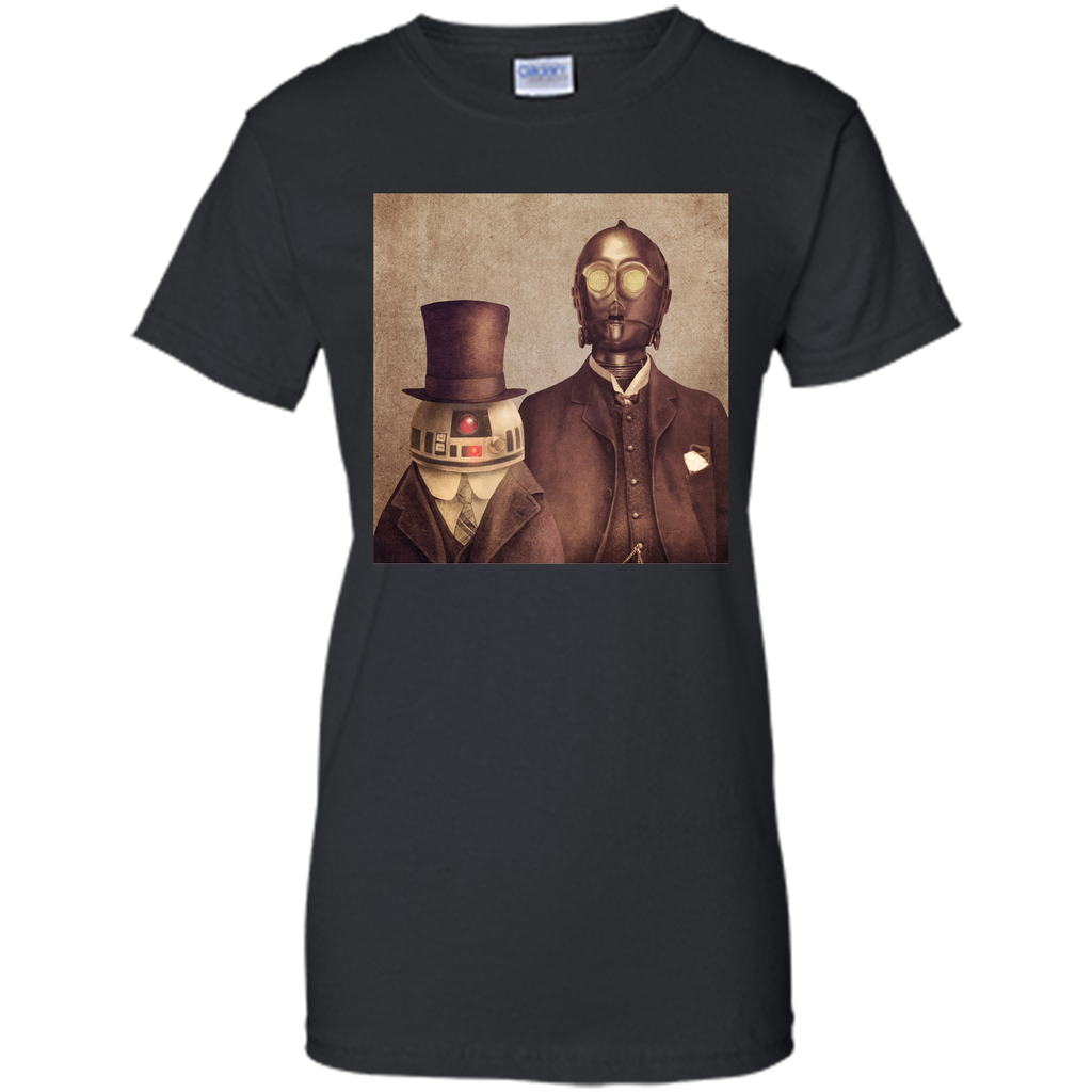 Duke R2 and Baron Von 3PO-Cartoon graphic T-Shirt