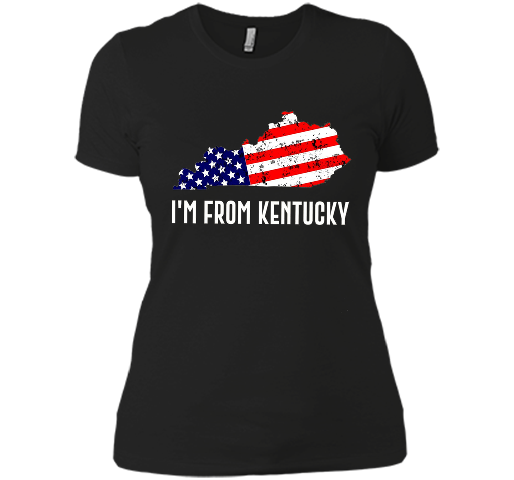 Proud of Kentucky-US flag Independence day Tshirt