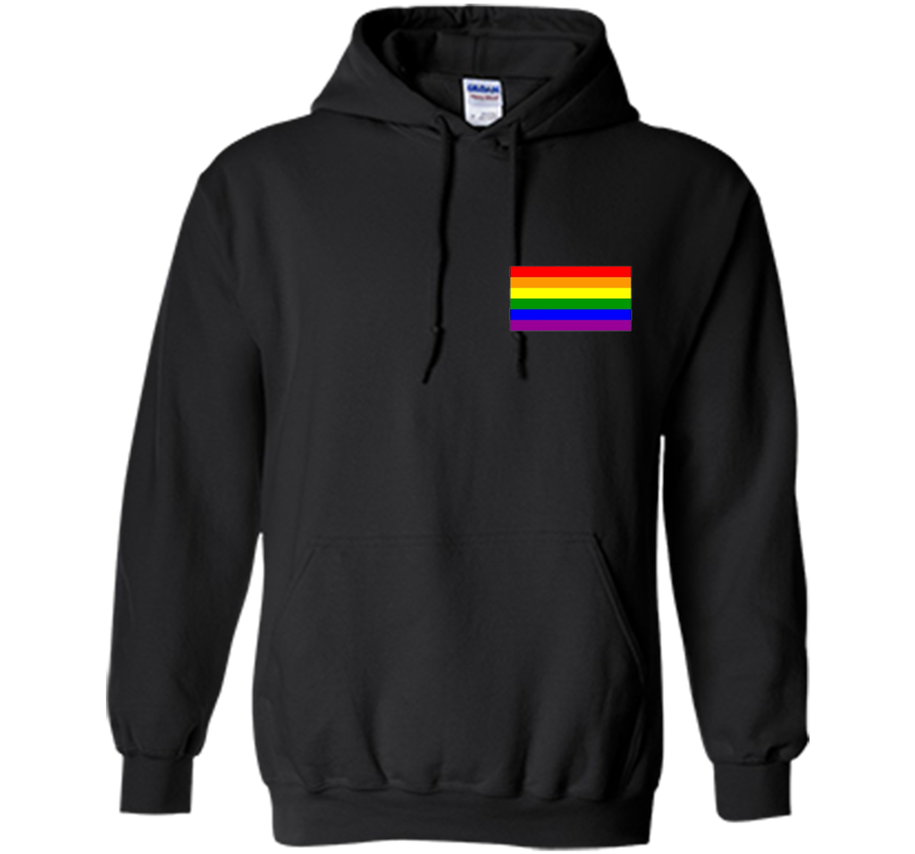 Gay Pride Flag Pocket Tee T-Shirt