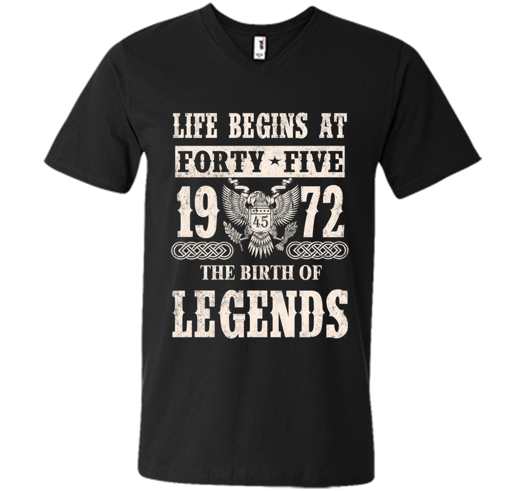 Life Begin At Forty-Five 1972 T Shirt
