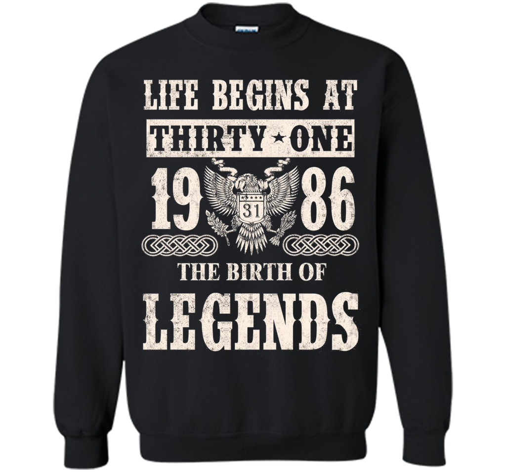 Life Begin At Thirty-One 1986 T Shirt