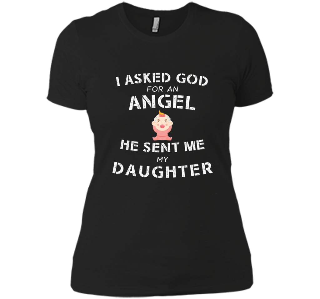Funny Shirt Fathers Day Gifts From Daughter T Shirt Angel