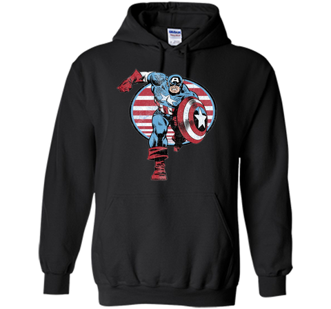 Captain America Charge Graphic T-Shirt