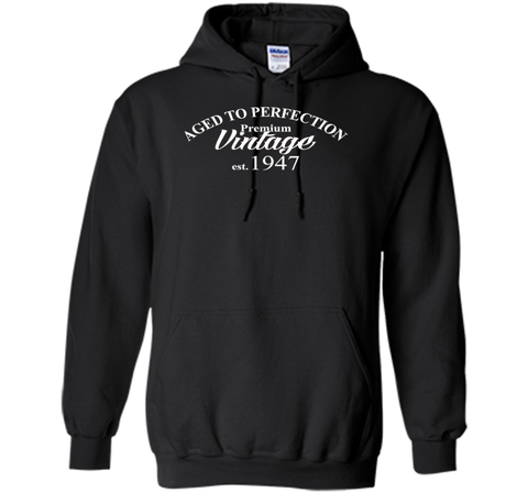 Aged to Perfection 1947 69th Birthday Funny T-Shirt Born in