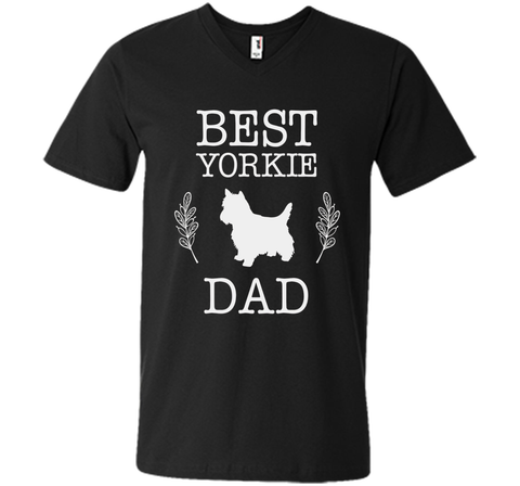 Best Yorkie Dad Shirt Funny Father's Day Gift for Dog Lover