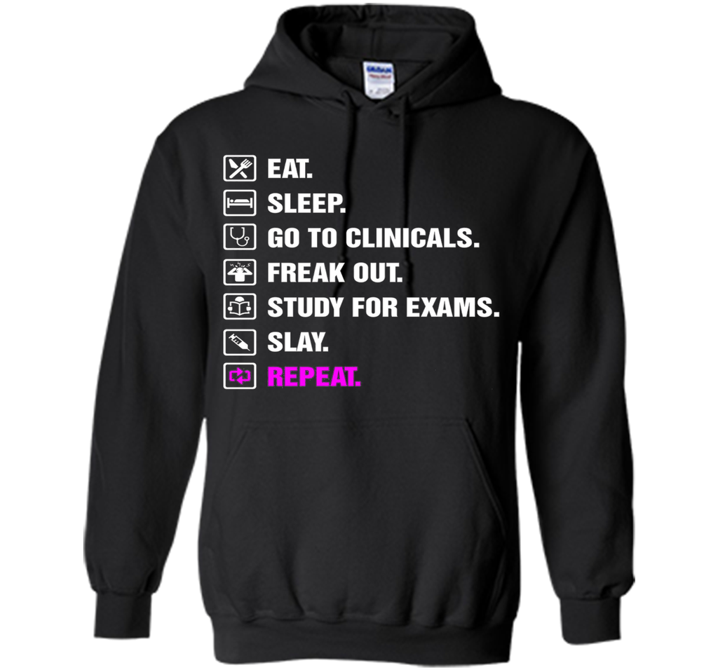 Funny Nurse Shirt Slay RN LPN Clinicals Nursing School