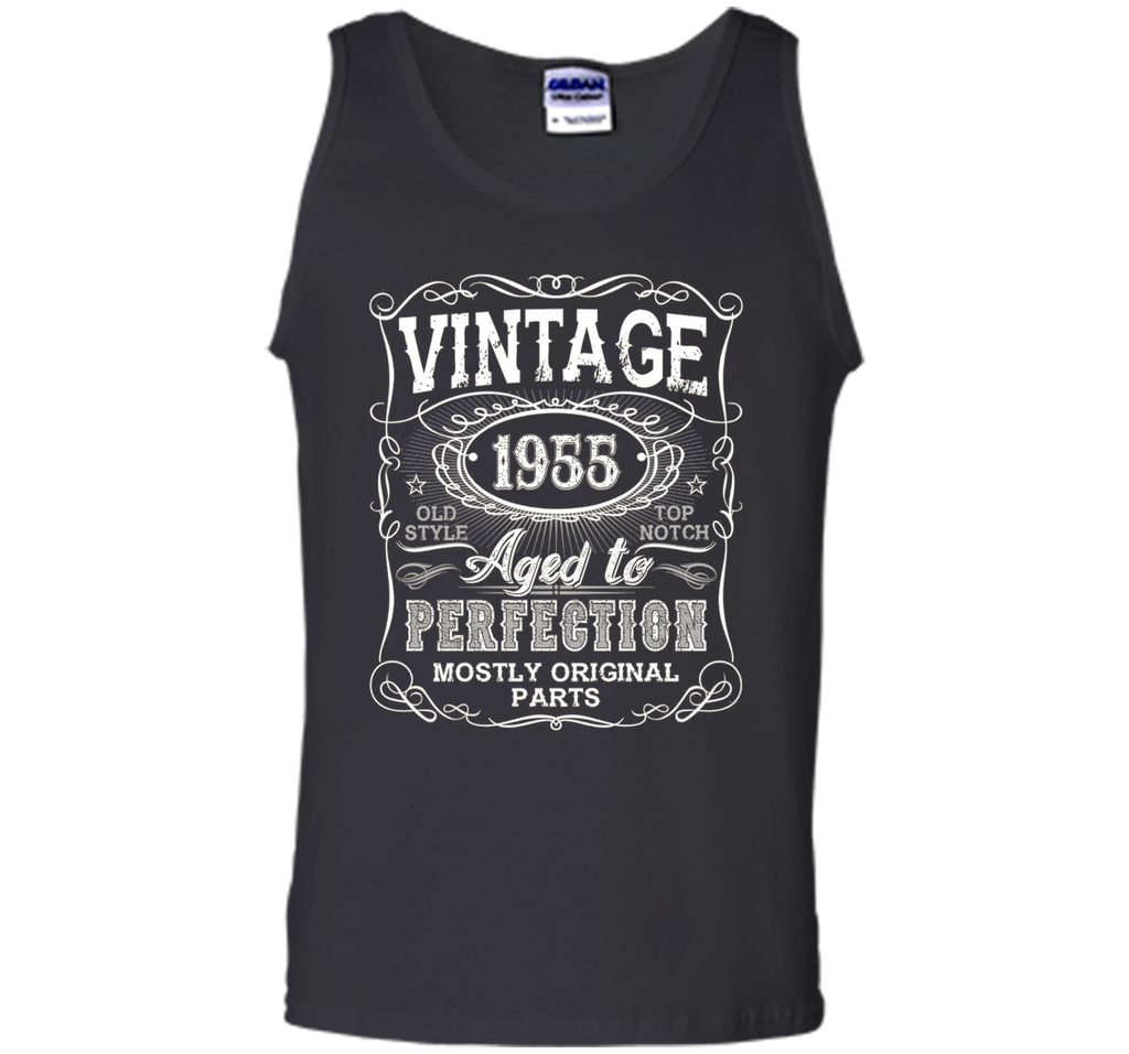 Vintage 1955 Aged To Perfection Tshirt 61st Birthday Gifts