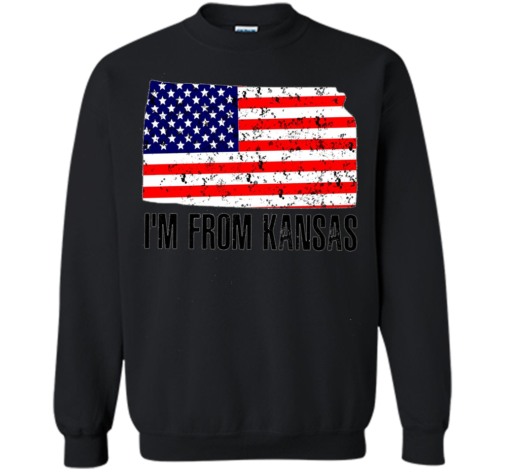 Proud of Kansa USA flag Independence day Tshirt