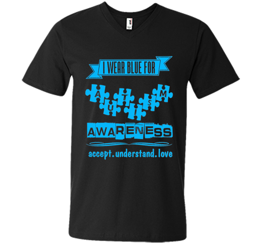 I Wear Blue For Autism Awareness Shirt - Light It Up Blue