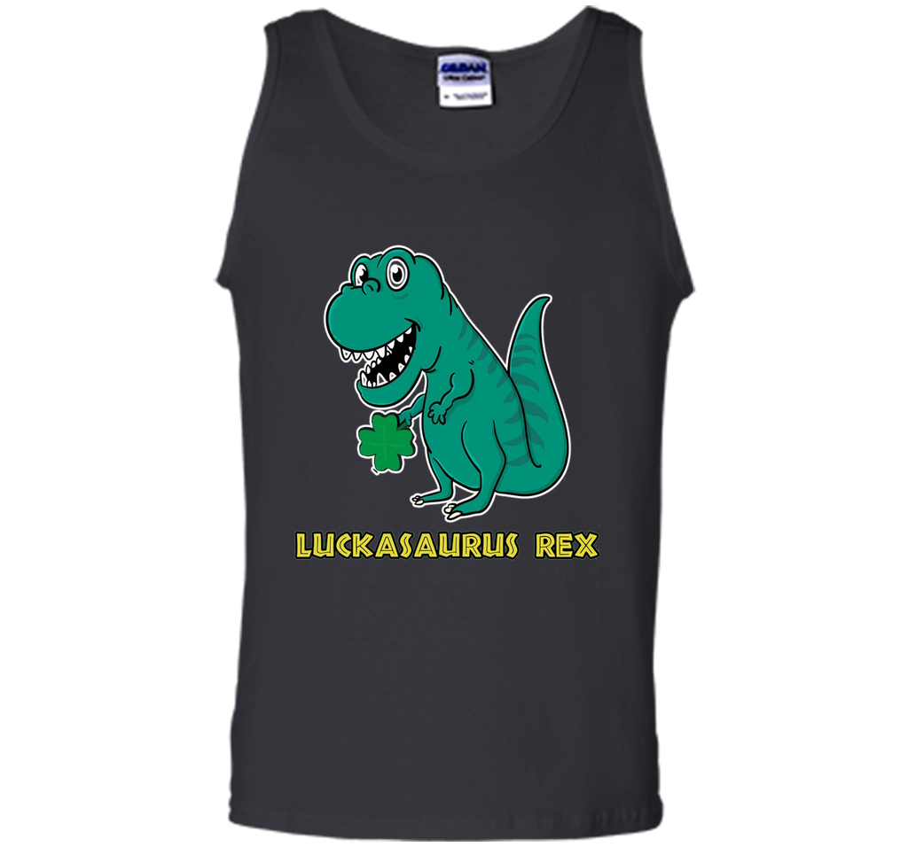 Luckasaurus Rex Dinosaur St.Patricks Day Shirt Kids ALL AGES