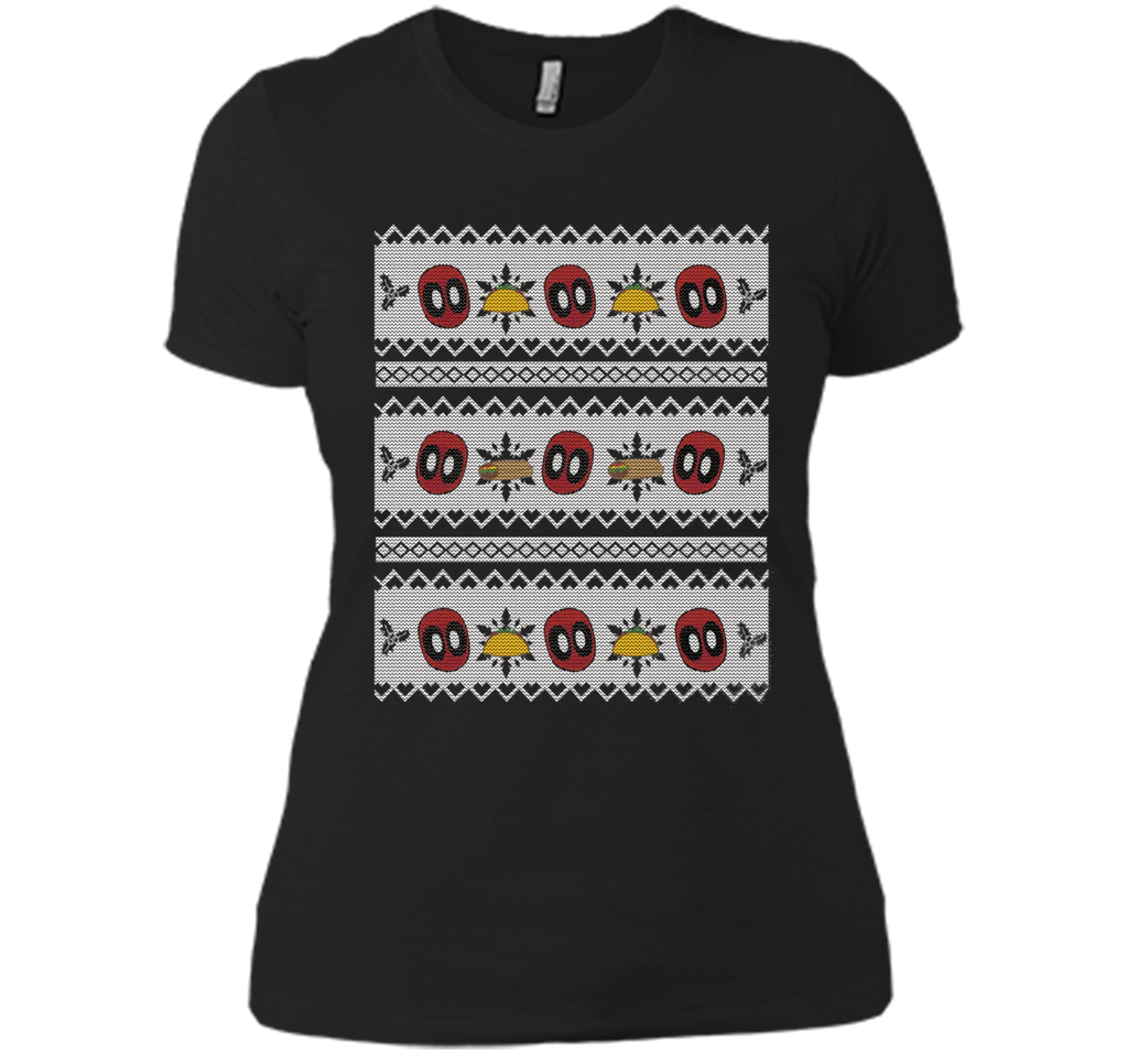 Deadpool Taco Ugly Christmas Sweater Graphic T-Shirt