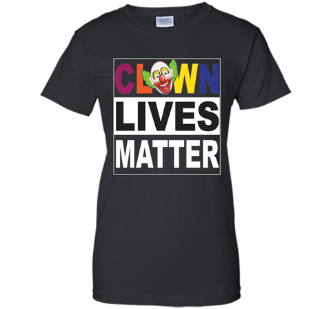 Clown Lives Matter T Shirt Happy Red Nose Clown Parody