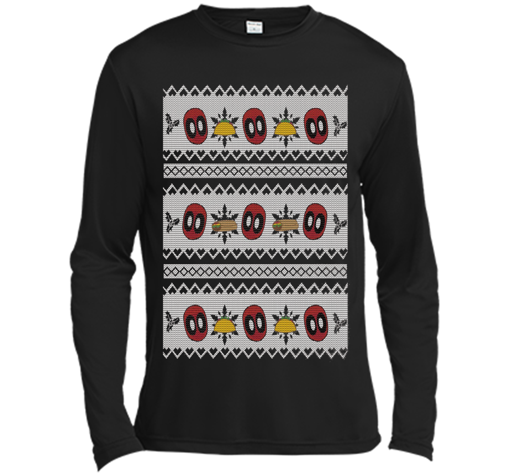 Deadpool Taco Ugly Christmas Sweater Graphic T-Shirt