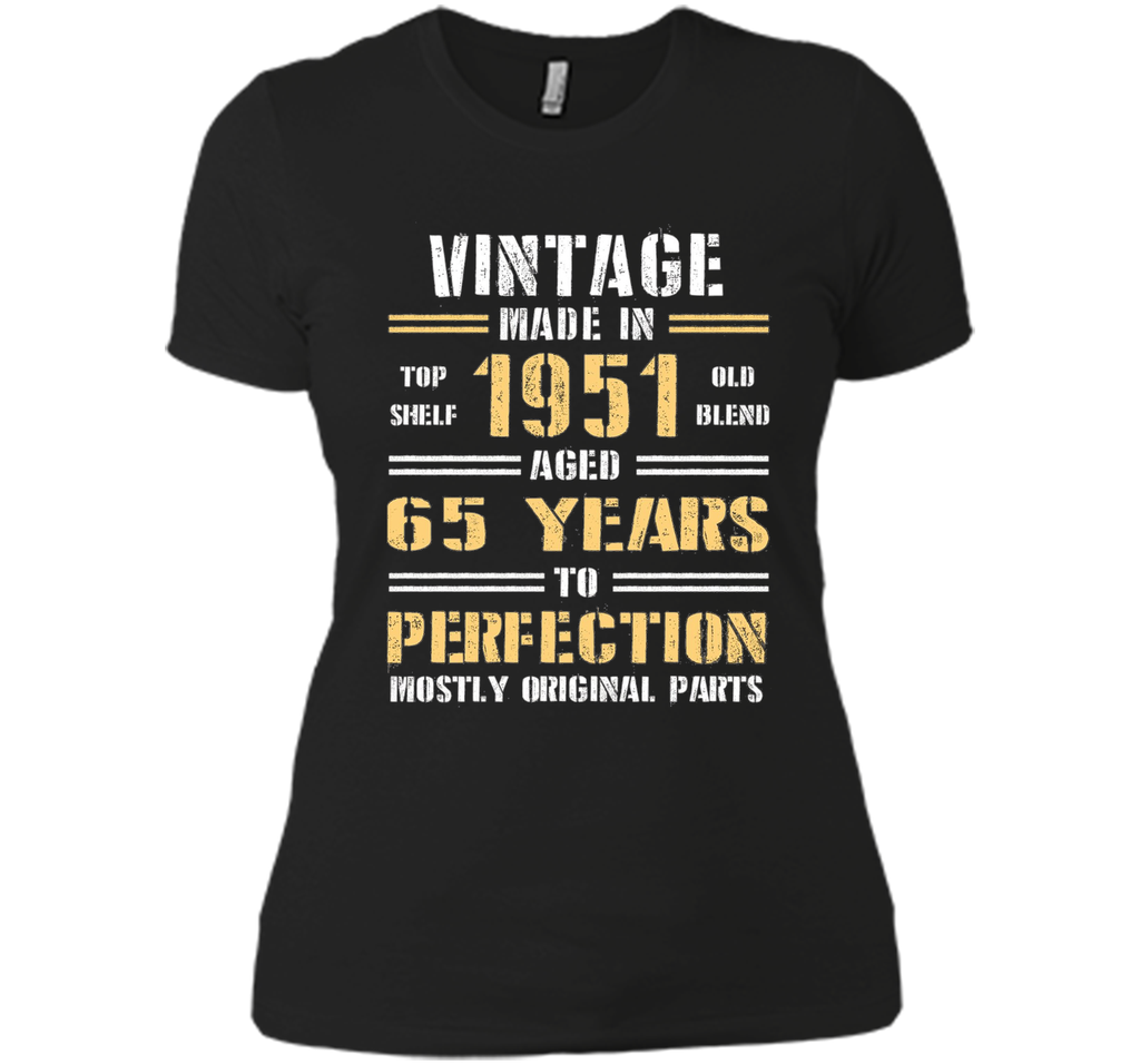 Funny Tshirt for Guy - Vintage Made In 1951 Birthday Tshirt