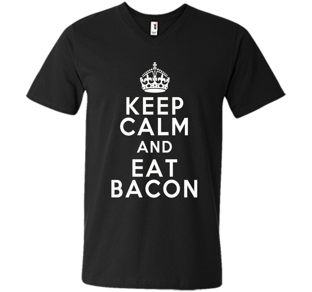 The Classic T-shirt Gift Keep Calm Eat Bacon