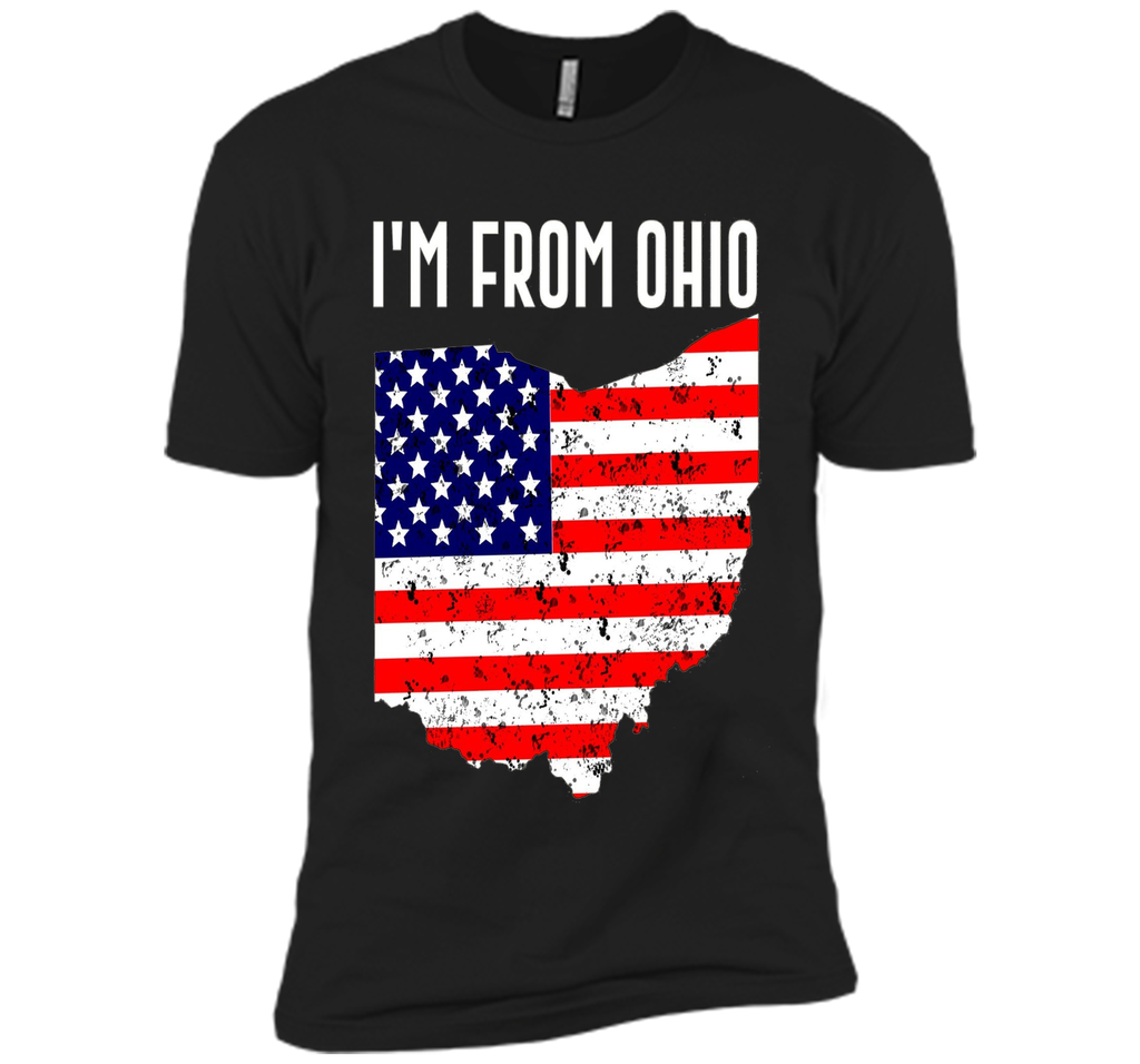 Proud of Ohio USA flag Independence day Tshirt