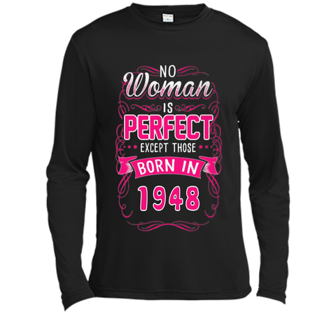 Born in 1948, perfect woman tshirt. Best for birthday gift