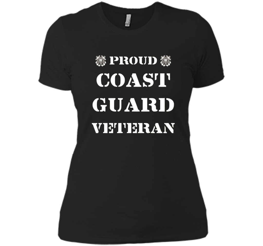 Proud Coast Guard Veteran Military Soldier T-shirt cool shirt