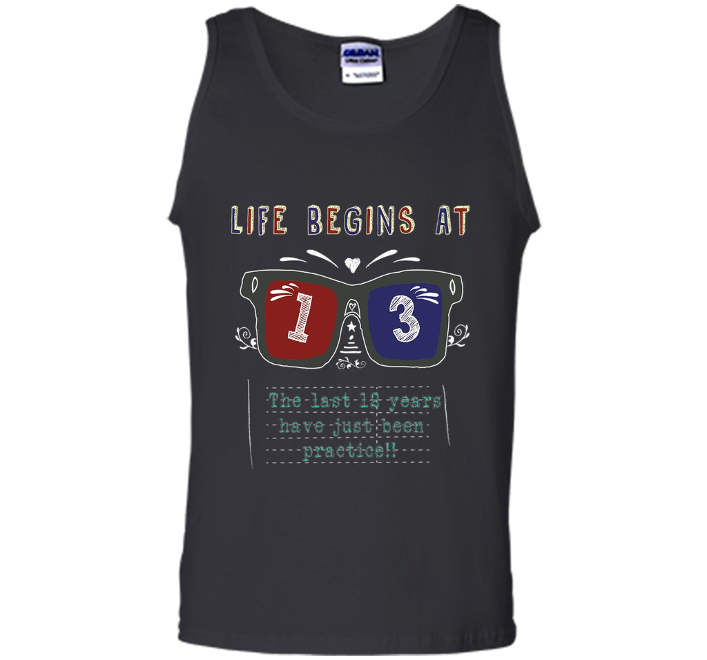 Life Begins At 13 Years Old 13th Birthday Cool Gift T-Shirt