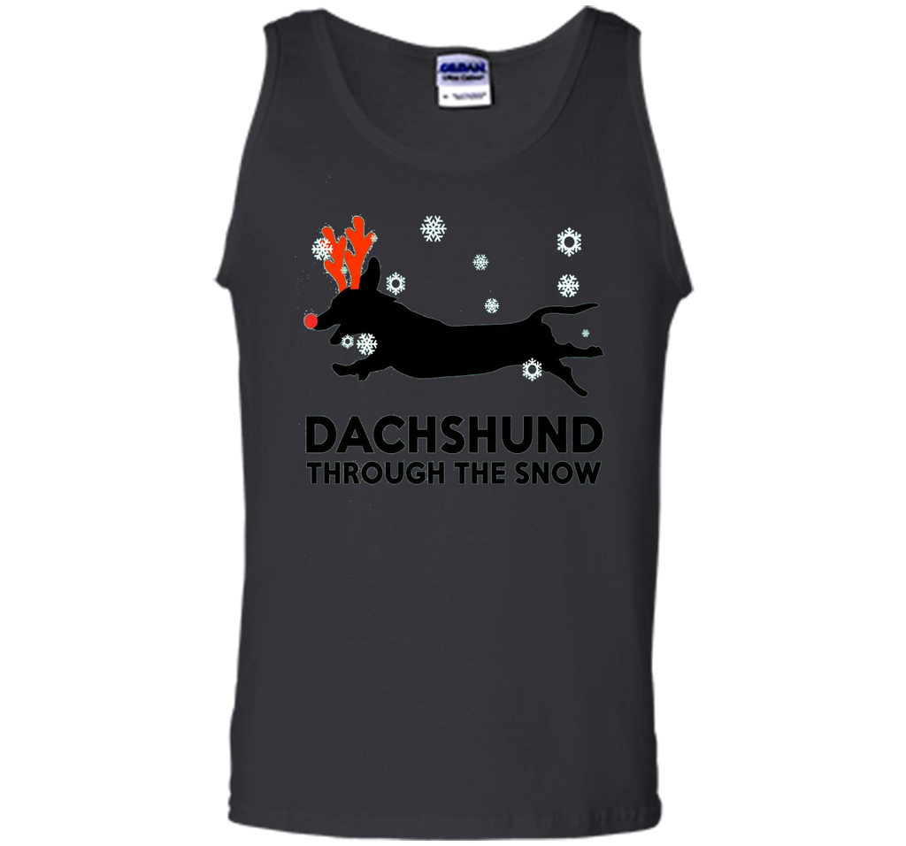 Dachshund Through The Snow Shirt Xmas Christmas Shirts