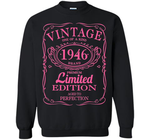 70th Birthday Gift Vintage 1946 Limited Edition T-Shirt Pink