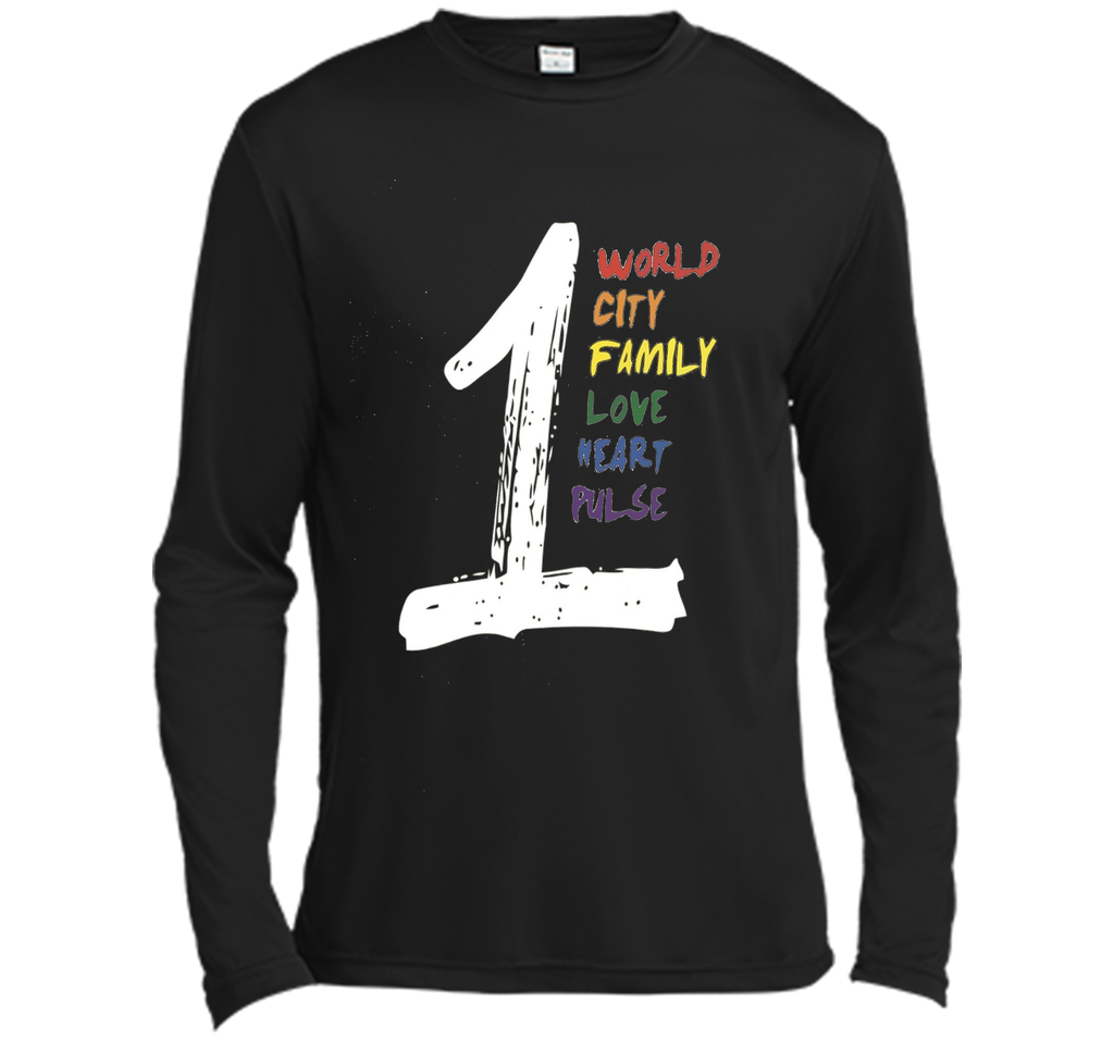One pulse T-shirt - World City Family Love Heart Pulse