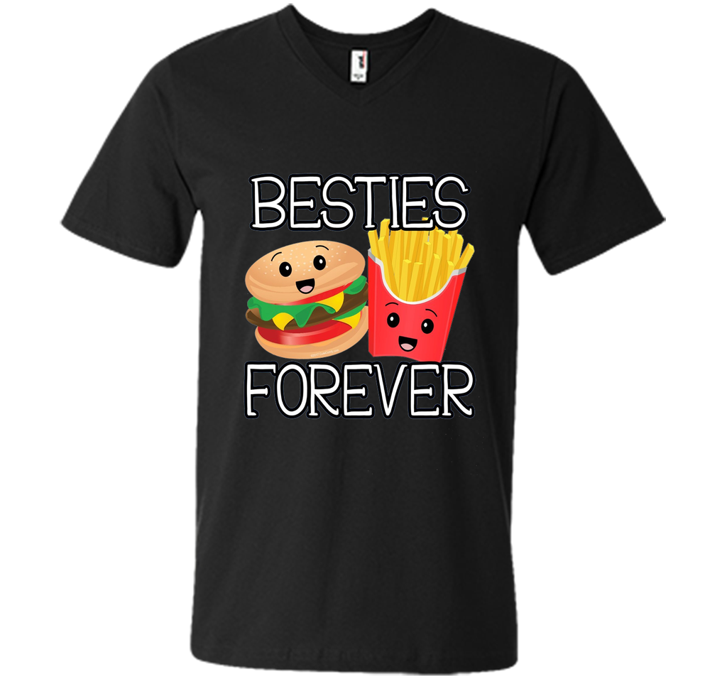 Besties Forever Hamburger French Fries Best Friends T-Shirt