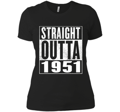 65th Birthday Gift T-Shirt - STRAIGHT OUTTA 1951 Shirt