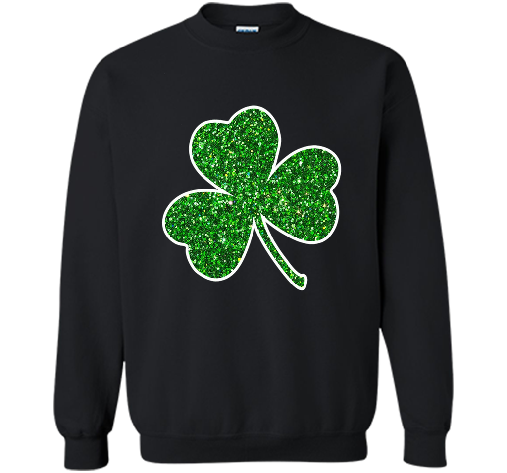 Green Glitter Shamrock t-shirt st. patrick's day