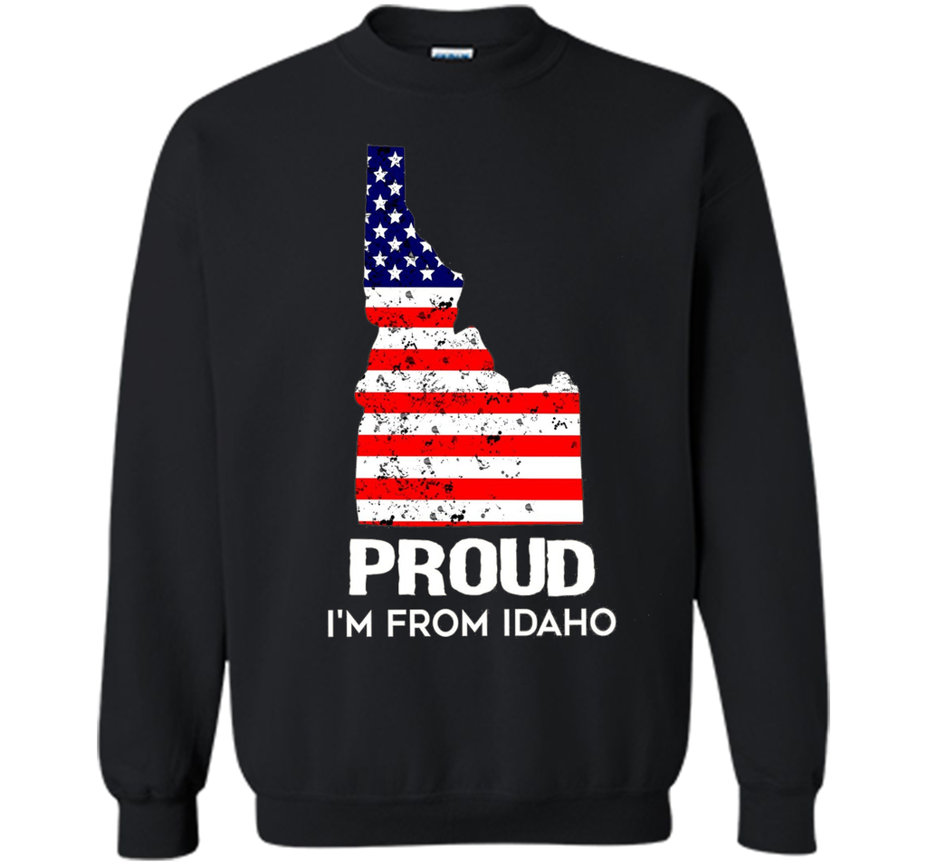 Proud of Idaho-US flag Independence day Tshirt