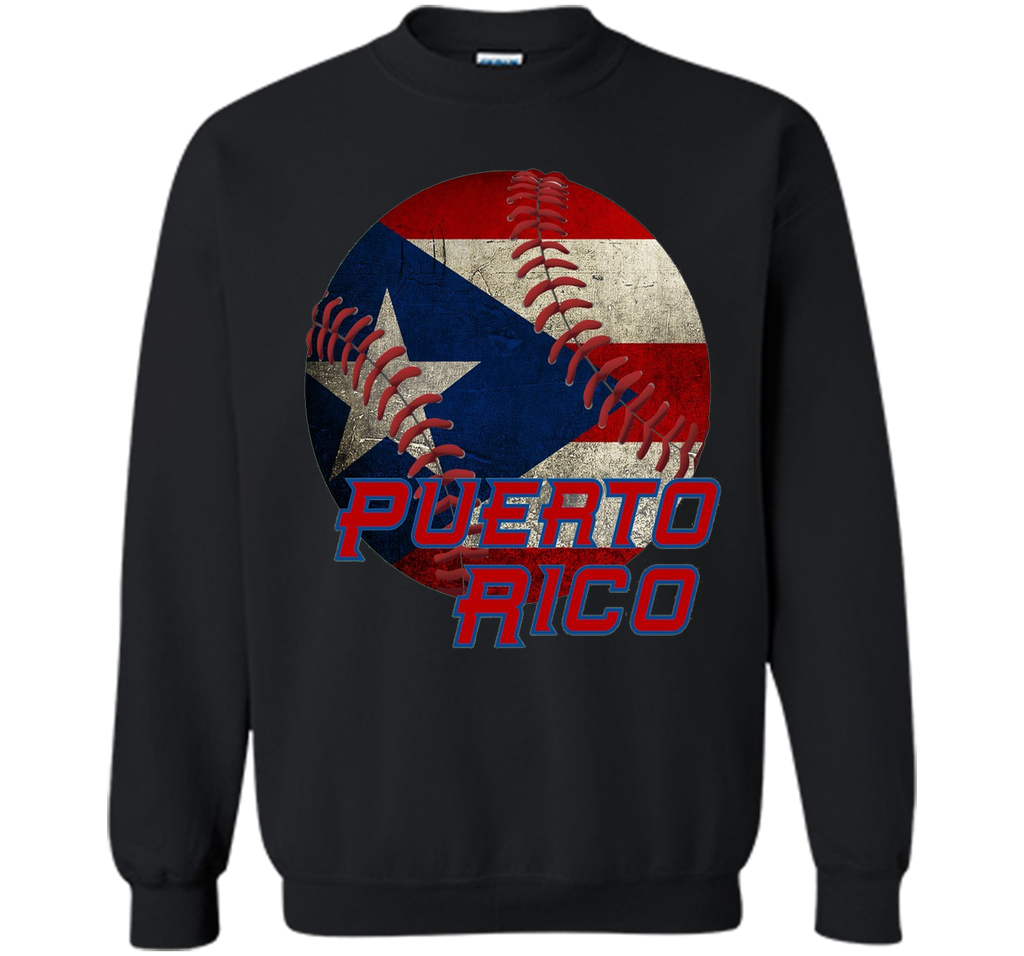 Puerto Rico Baseball Flag T Shirt Boricua Pride Tee