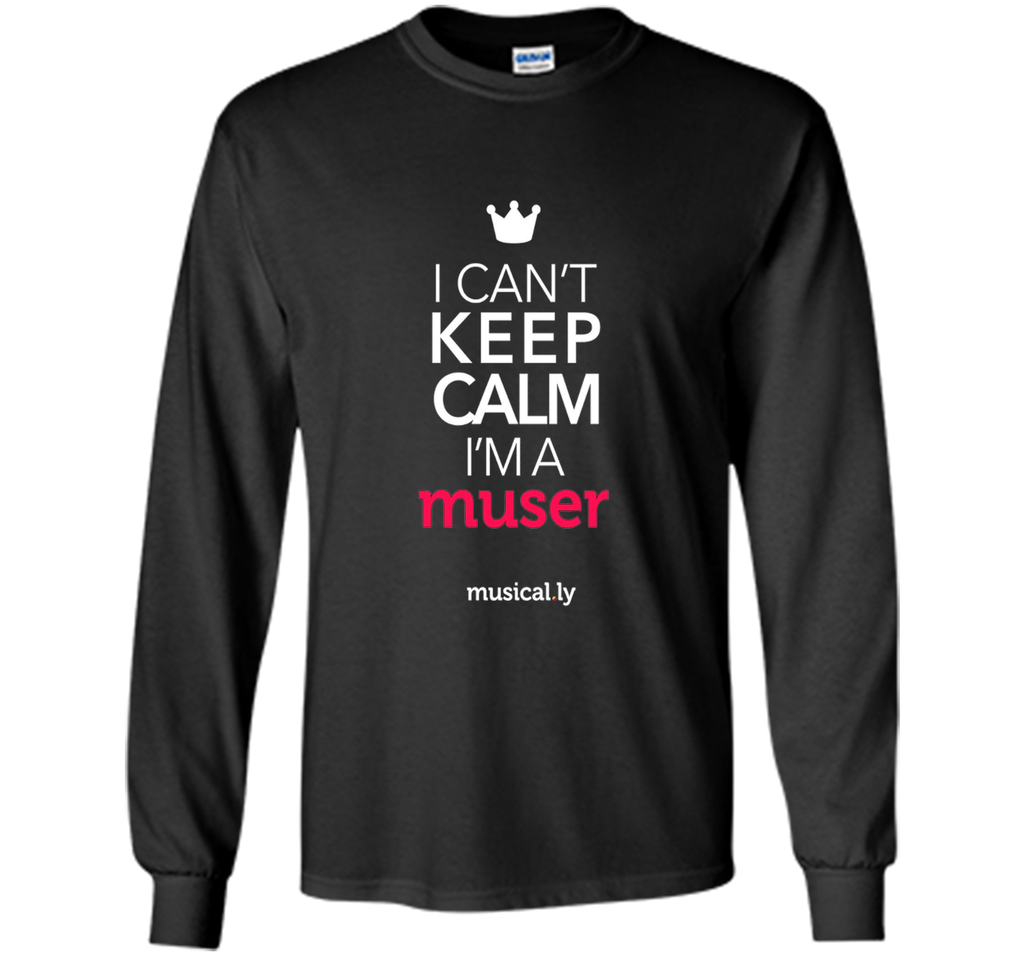 musical.ly keep calm classic T-Shirt (Fitted Cut)