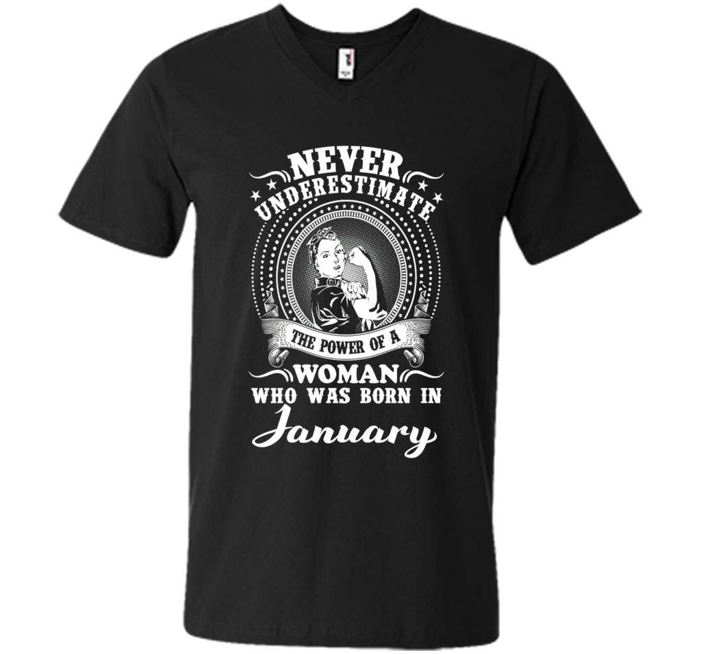 The power of a woman who was born in January Tshirt