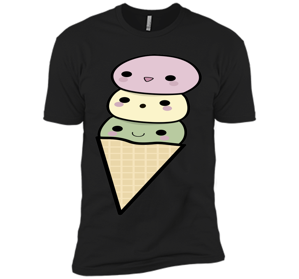 Kawaii Ice Cream Cone T-Shirt T-Shirt