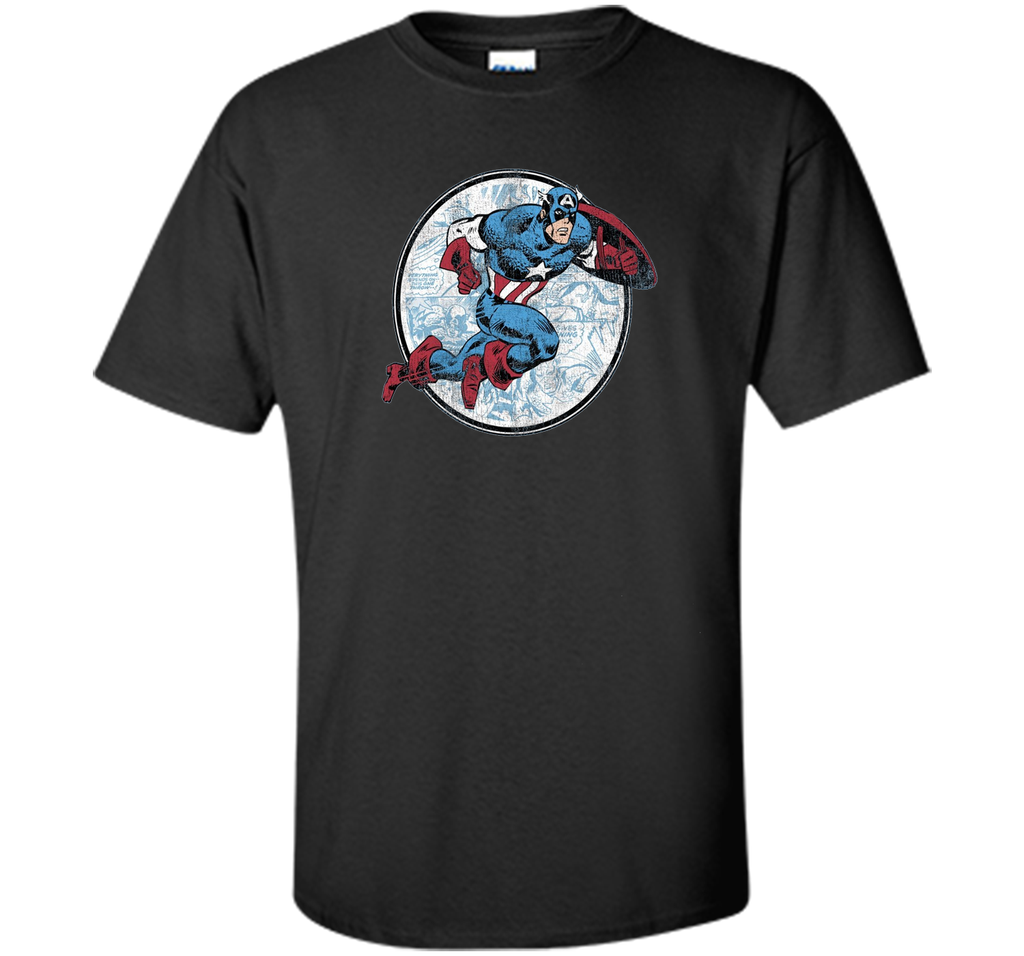 Captain America Battle Graphic T-Shirt