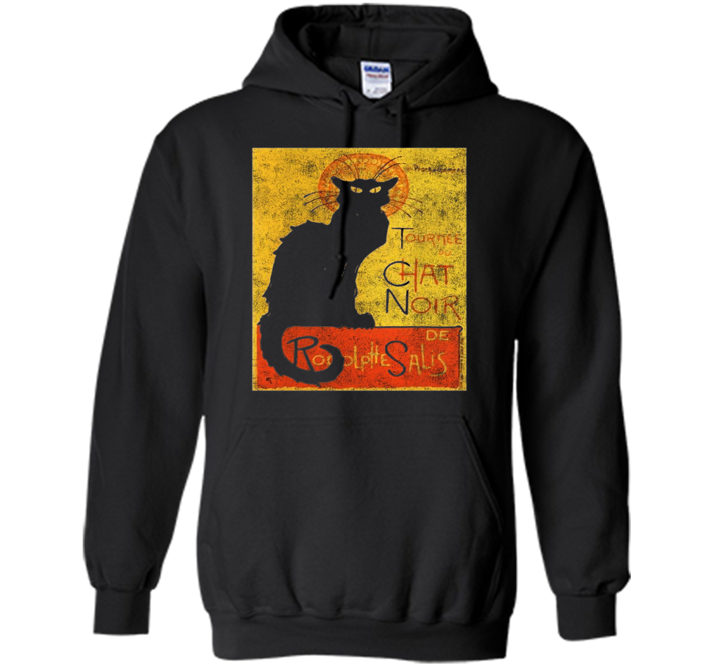Vintage Tournee du Chat Noir Black Cat Halloween T-Shirt