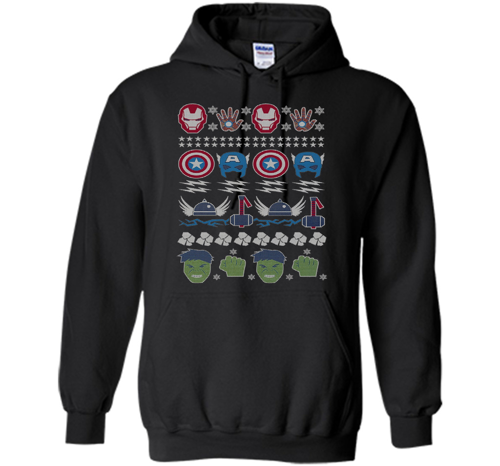 Avenger Winter Ugly Christmas Sweater Graphic T-Shirt