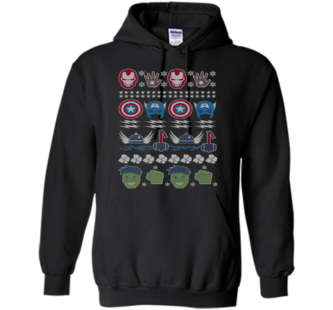 Avenger Winter Ugly Christmas Sweater Graphic T-Shirt
