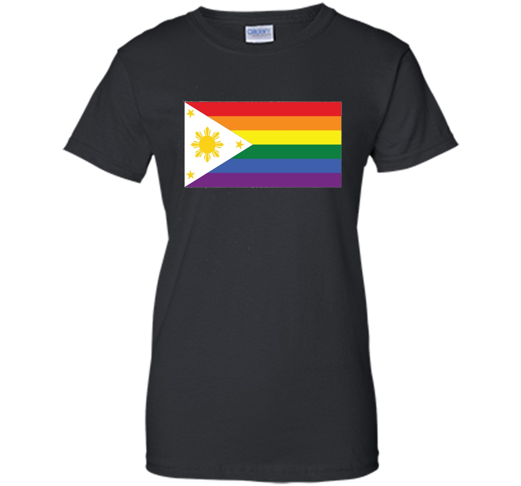 LGBT Gay Pride Rainbow Filipino Flag T-Shirt