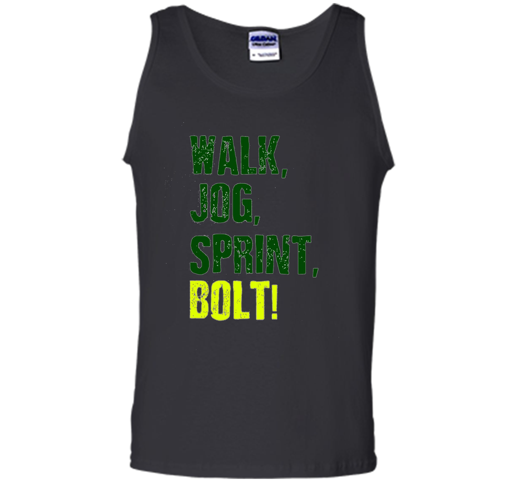Walk, Jog, Sprint, BOLT! T-shirt
