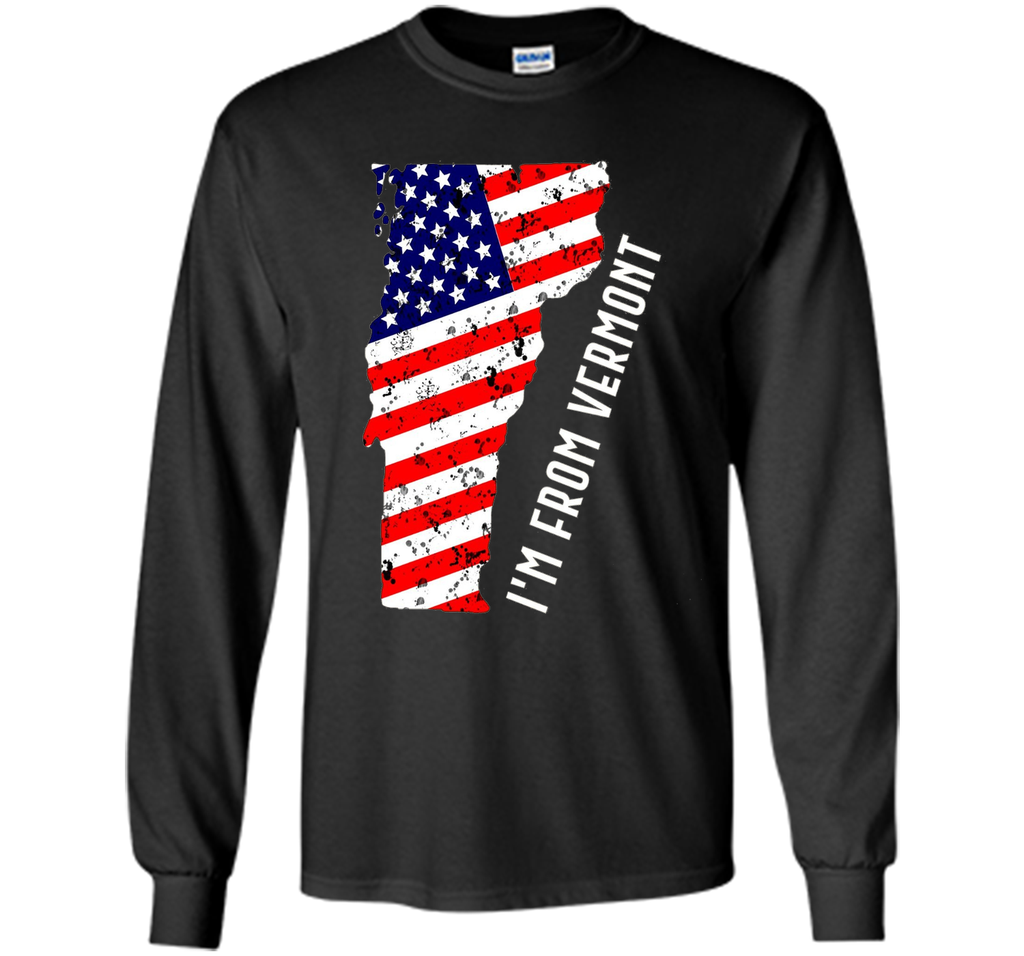Proud of Vermont USA flag Independence day Tshirt