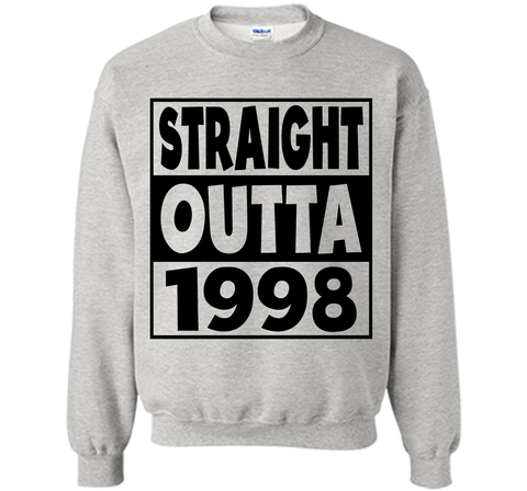 19th Birthday Gift T-Shirt Straight Outta 1998 White