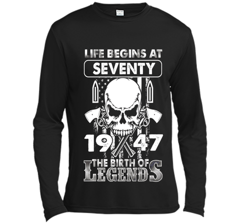70th Birthday Gifts 1947 The Birth Of Legends T-Shirt t-shirt